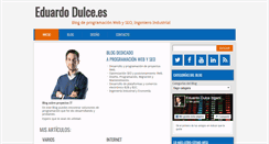 Desktop Screenshot of eduardodulce.es