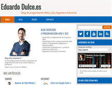 Tablet Screenshot of eduardodulce.es